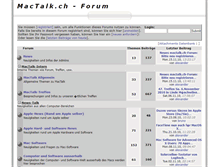 Tablet Screenshot of forum-alt.mactalk.ch